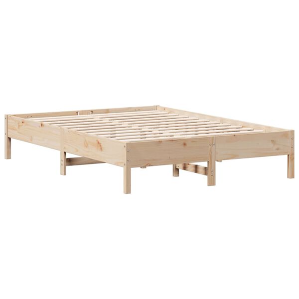 vidaXL Letto senza Materasso 160x200 cm in Legno Massello di Pino