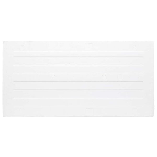 vidaXL Pannelli da parete 10 pcs Rosso e Bianco 100 x 50 cm