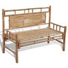 vidaXL Panca da Giardino 120 cm in Bamb&ugrave;