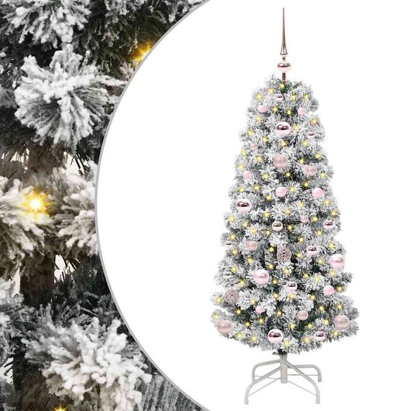 vidaXL Albero di Natale Artificiale con Rami Pieghevoli 120 cm