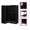 vidaXL Armadio Angolare Nero 130x87x169 cm