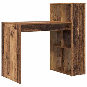 vidaXL Scrivania Legno vecchio 108 x 55 x 103.5 cm Legno multistrato