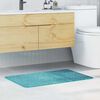 vidaXL Tappetino da bagno antiscivolo Turchese 60 x 90 cm PP