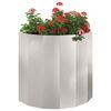 vidaXL Fioriera Argento 60 x 30 x 50 cm Acciaio inossidabile