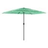 vidaXL Ombrellone Giardino con Palo in Acciaio Verde 300x200x250 cm