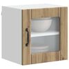 vidaXL Mobile da cucina 2 pcs Rovere artigianale 40 x 31 x 40 cm