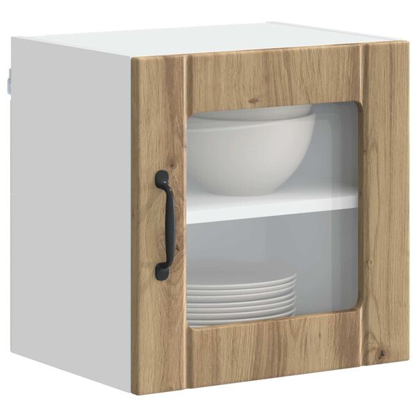 vidaXL Mobile da cucina 2 pcs Rovere artigianale 40 x 31 x 40 cm