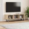 vidaXL Supporto TV Rovere Sonoma 100 x 35 x 35 cm Legno multistrato
