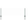 vidaXL Recinzione esagonale con palo 10 x 0,6 m Verde Rete