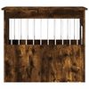 vidaXL Gabbia Cani da Arredamento Rovere Fumo 55x75x65cm Multistrato