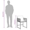 vidaXL Set da Pranzo da Giardino 17pz con Cuscini Grigio in Polyrattan