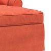 vidaXL Chaise Longe con Gonna Rosso Arancio 91 x 157 x 91 cm