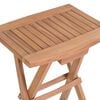 vidaXL Sgabelli da Bar Pieghevoli 4 pz in Legno Massello di Teak