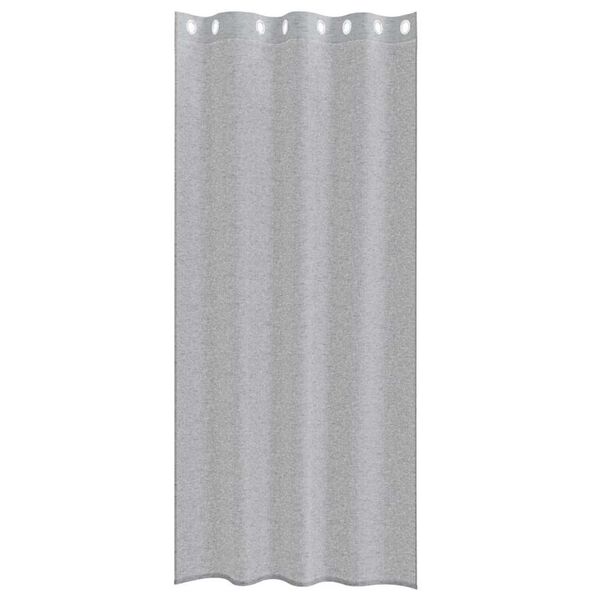 vidaXL Tenda in Velo 2 pcs Grigio scuro 260 x 140 cm Poliestere