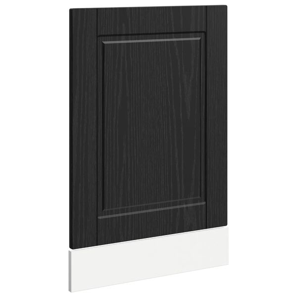 vidaXL Mobile da cucina Rovere Nero 45 x 1,5 x 67 cm Legno multistrato