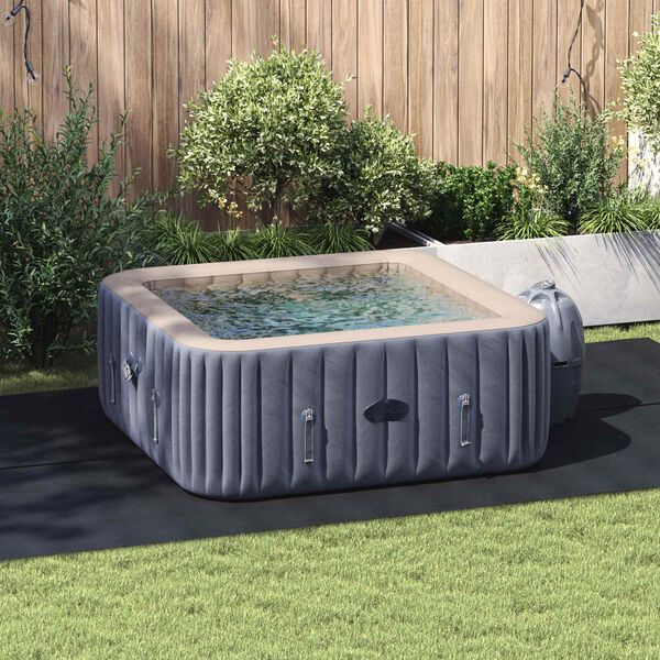 vidaXL Telo per Fondo Piscina Regolabile Nero 420 x 220 x 0,1 cm