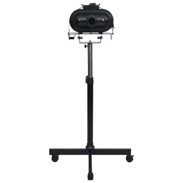 vidaXL Asciugatore per Cani Motore Doppio Stand Nero Plastica Acciaio