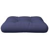 vidaXL Cuscino per Pallet Blu Marino 50x50x12 cm in Tessuto