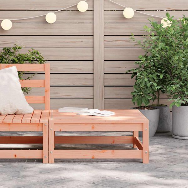 vidaXL Poggiapiedi da Giardino 70x70x30cm in Legno Massello di Douglas