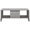 vidaXL Tavolino Salotto Grigio Sonoma 90x50x36,5 cm Legno Multistrato