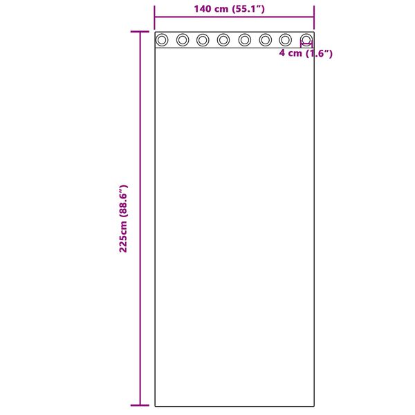 vidaXL Tende oscuranti 2 pcs Giallo senape 140 x 225 cm Velluto