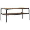vidaXL Tavolo laterale Legno antico 100 x 50 x 46 cm