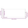vidaXL Tenda Laterale Retrattile per Patio 180x500 cm Rossa