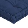 vidaXL Cuscini per Pallet e Pavimento 7 pz Blu Navy Chiaro in Cotone