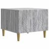 vidaXL Tavolino da salotto Sonoma grigio 50 x 49 x 40 cm