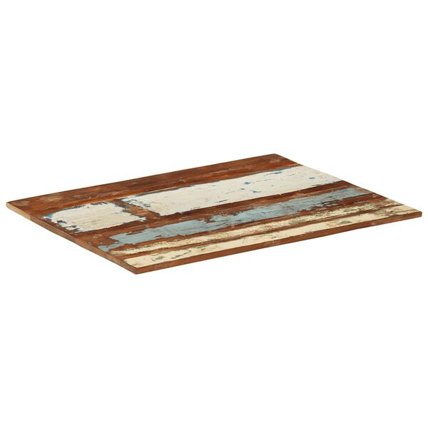 vidaXL Piano Tavolo Rettangolare 70x90 cm 15-16 mm Legno di Recupero