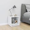 vidaXL Mobile Porta TV Bianco 37x35x37 cm in Legno Multistrato