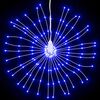 vidaXL Illuminazioni di Natale Galassia 140 LED 2pz Blu 17 cm