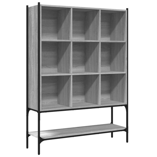 vidaXL Libreria Grigio Sonoma 102x30x141,5 cm in Legno Multistrato