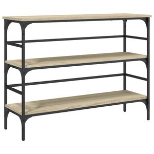 vidaXL Tavolo Consolle Rovere Sonoma 100x32x75 cm in Legno Multistrato