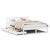 vidaXL Letto senza Materasso Bianco 120x200 cm Legno Massello di Pino