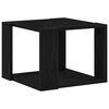 vidaXL Tavolino da salotto Rovere Nero 40 x 40 x 30 cm