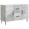 vidaXL Credenza Grigio Cemento 89 x 34,5 x 60 cm Legno ingegnerizzato