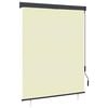 vidaXL Tenda a Rullo per Esterni 140x250 cm Crema