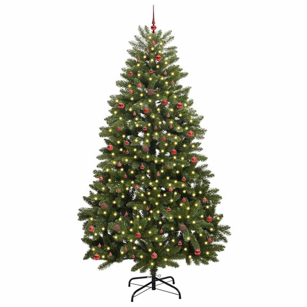 vidaXL Albero di Natale artificiale Verde 300 cm PVC e Metallo
