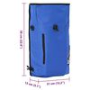 vidaXL Borsa per biciclette Blu 31 x 13 x 58 cm Poliestere