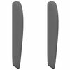 vidaXL Orecchia della Testata Grigio Sfumato 80 x 23 x 6 cm Tessuto