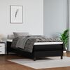 vidaXL Struttura Letto a Rete a Molle Nero 90x200 cm in Similpelle