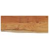vidaXL Mensola a Muro 80x30x3,8cm Rettangolare Legno Acacia Bordi Vivi