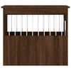 vidaXL Gabbia Cani Arredamento Rovere Marrone 55x75x65cm Multistrato