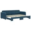 vidaXL Divano Letto con Letto Estraibile Blu 80x200 cm in Velluto