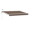vidaXL Tettuccio Elettrico Retrattile Tortora 3,5 x 2 m