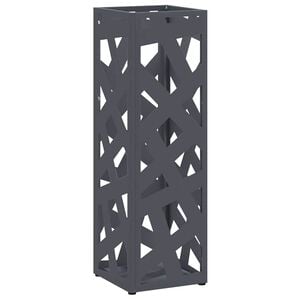 vidaXL Stand per Ombrelli da Pioggia Antracite 15,5 x 15,5 x 49 cm