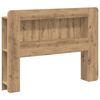 vidaXL Testata del letto Rovere Artigianale Legno ingegnerizzato