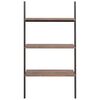 vidaXL Scaffale Pendente a 3 Livelli Marrone Scuro e Nero 64x34x116cm