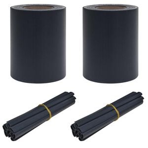 vidaXL Schermi privati per il giardino 70 x 0,19 m PVC Grigio scuro